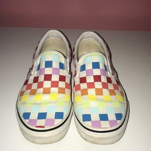 rainbow vans